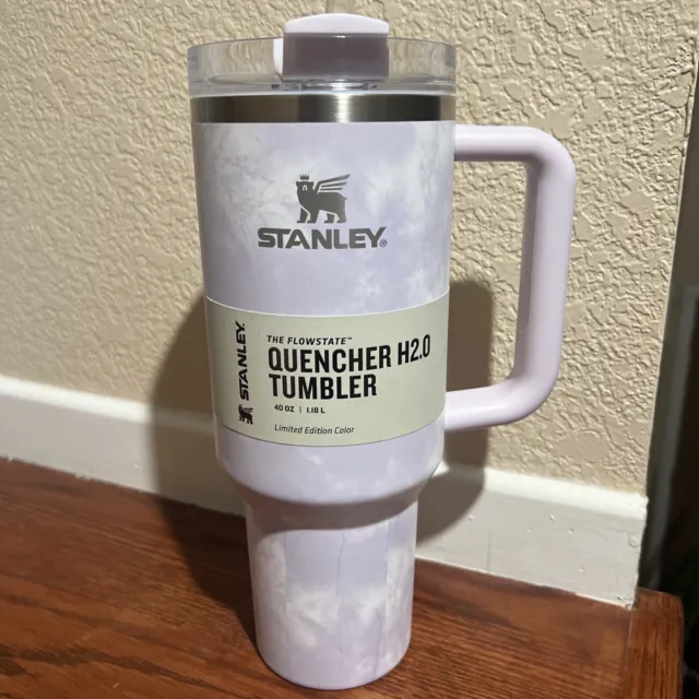 NEW Stanley Quencher H2.0 40oz Tumbler WISTERIA PURPLE Tie Dye - LIMITED  EDITION
