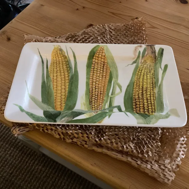 Emma Bridgewater Sweetcorn Oblong Platter Plate New