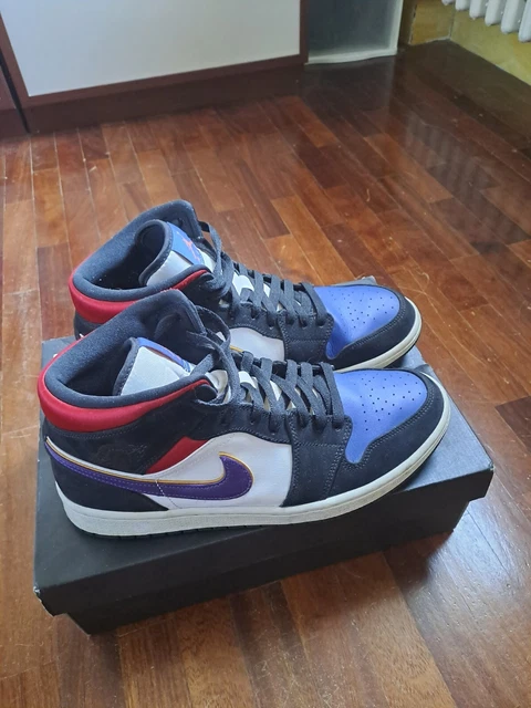Air jordan 1 mid se lakers top online 3 купить