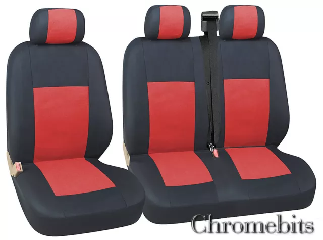 Quality Fabric Seat Covers For Vw Transporter T4 Lt New