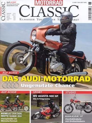 MC0706 + AUDI-Motorrad + MOTO GUZZI 254 + BENELLI 304 + MOTORRAD CLASSIC 6 2007