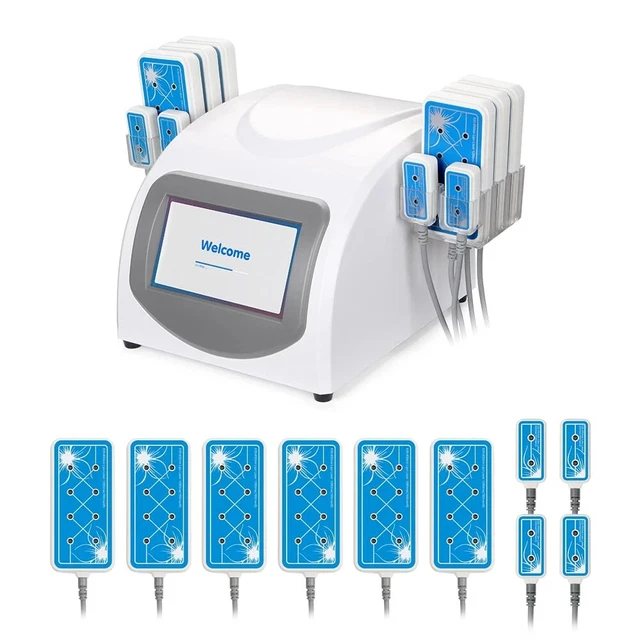 Professional 650NM 160MW LED Light 10 Pads Body Massage Beauty Machine Salon Spa