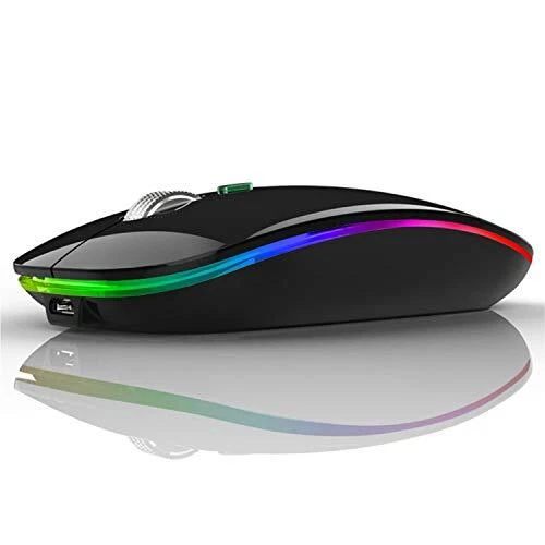 Uiosmuph Souris sans Fil Bluetooth Rechargeable Portable Wireless Mouse BT 5....