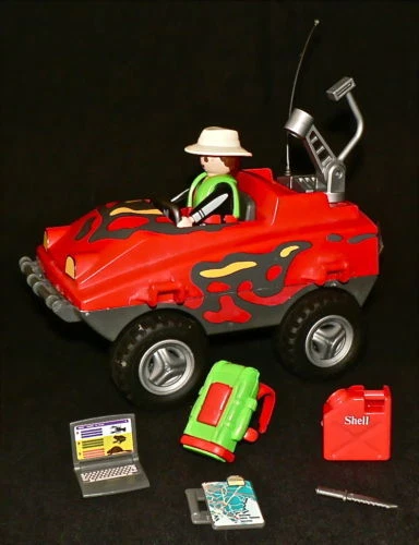 Pièce Détachée Playmobil Véhicule Amphibie 4844 - Trappe Arrière 1336 - Occasion