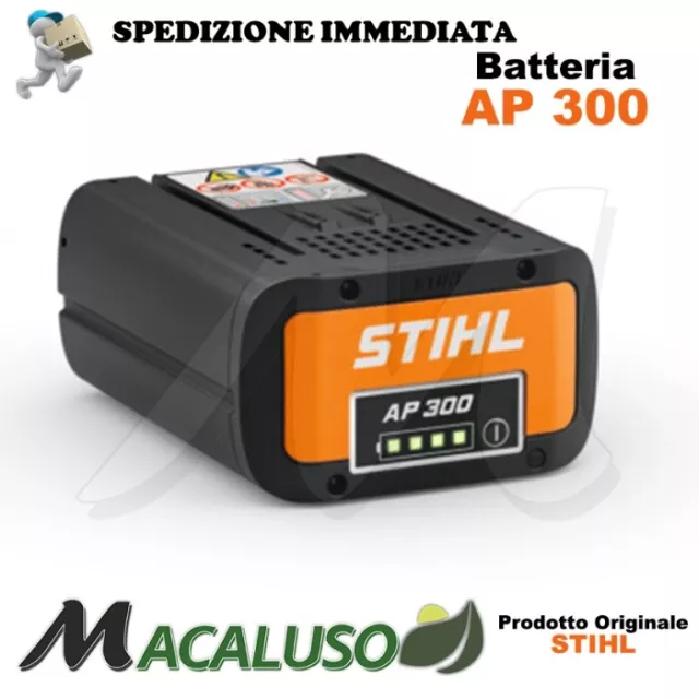 Batteria Stihl AP 300 ioni di litio PRO 36 volt 6 Ah MSA HSA FSA HTA BGA ASA TSA