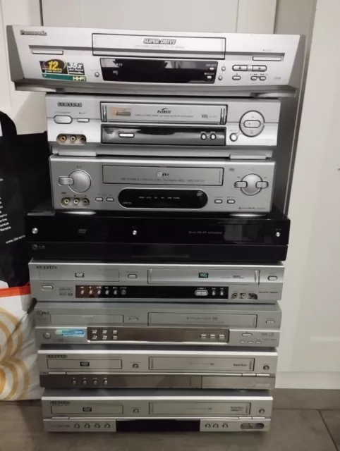 Videoregistratori Vhs Multimarca Samsung LG Sony AIwa