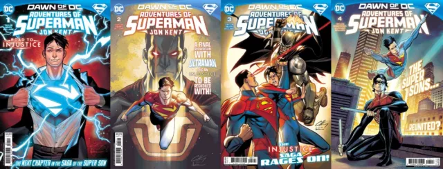 Adventures Of Superman Jon Kent 1 2 3 & 4 Cover A Set Nm Dc New 2023