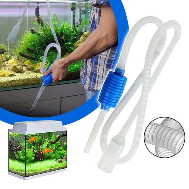 Semi-automatic Water Change Aquarium Siphon Fish Tank Syphon Vacuum Cleaner P C4