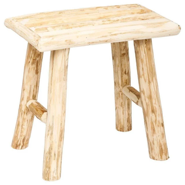 Atmosphera Tabouret – Pure Nature – Couleur Rohholz - comme Neuf