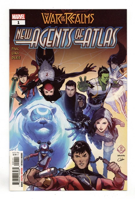 War of the Realms New Agents of Atlas 1A Tan VF 8.0 2019
