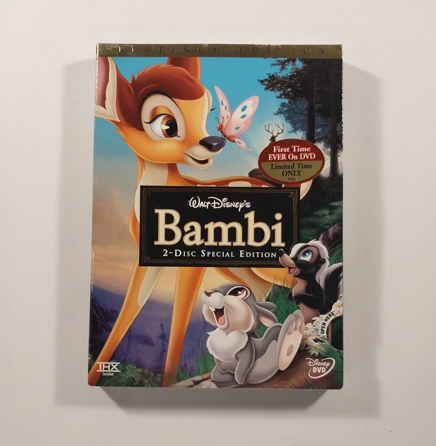 NEW - Bambi (DVD, 2005, 2-Disc Set, Special Edition/Platinum Edition) Sealed