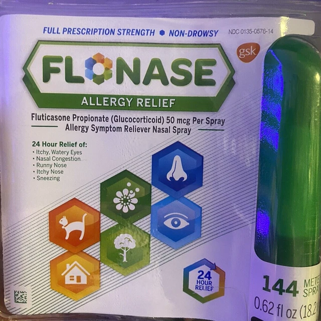 FLONASE ALLERGY RELIEF Nasal Spray, 144 Doses Exp 2024 12.99 PicClick