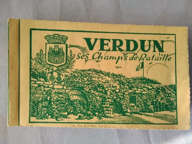 Verdun - Francia 1918 ? cartolina patinata  souvenir de Verdun