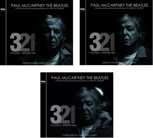 PAUL McCARTNEY-THE BEATLES / 321VOL. 1,2,3 - EPISODE 1&2, 3-4, 5-6 (3CD&3DVD)