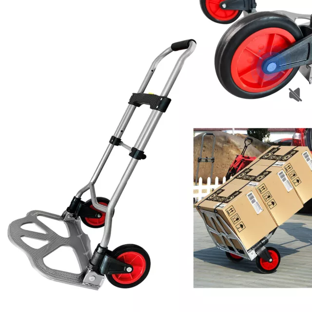 Transportkarre Treppensteiger Klappbar 80kg Sackkarre Handkarre Stapelkarre Top