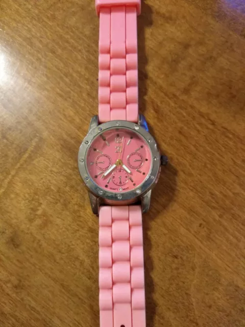 Vintage Pink Ladies watch, running w/new battery installed M