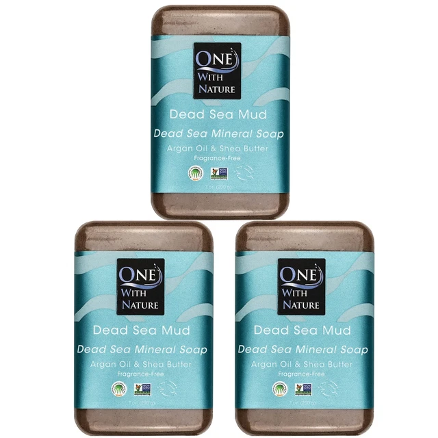 Kenkoderm Psoriasis Dead Sea Mud Soap with Argan Oil & Shea Butter n