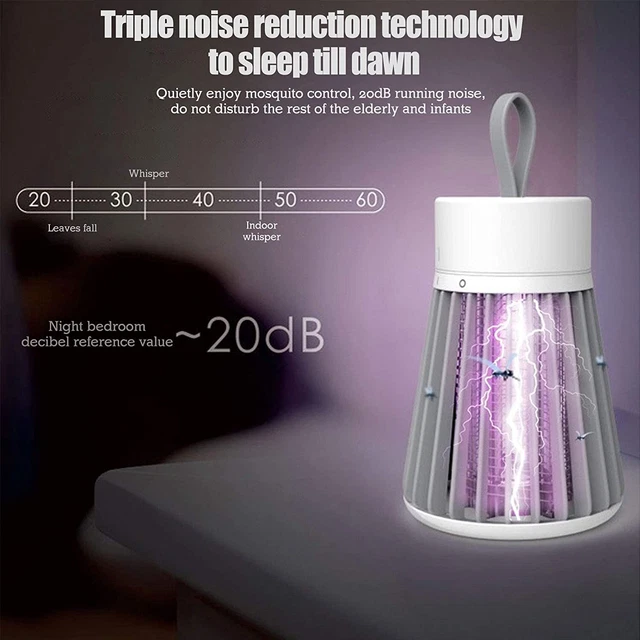 USB Moskito Killer Insektenvernichter Elektrisch USB Insektenlampen Mückenfalle 12