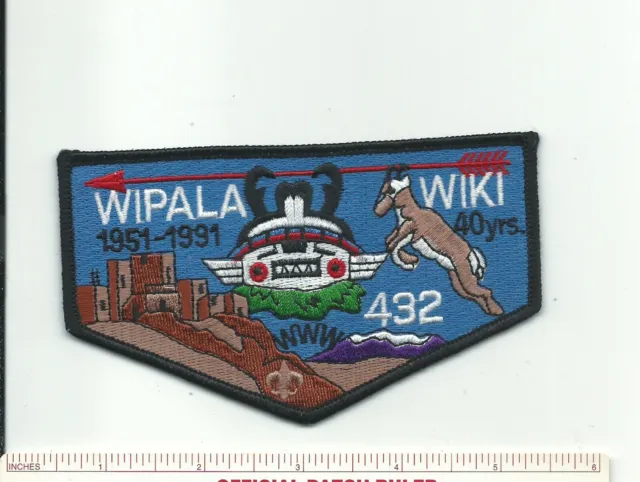 Cx Scout Bsa Oa Lodge 432 Wipala Wiki 1991 40Th Anniversary Grand Canyon Cncl Az
