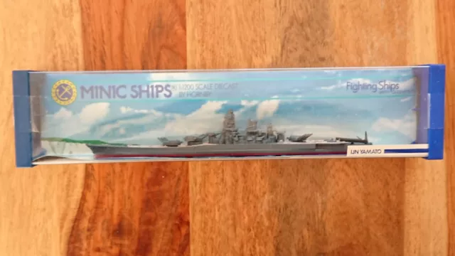 Hornby Minic Ships M744 IJN "YAMOTO" Diecast 1:1200 Scale 2