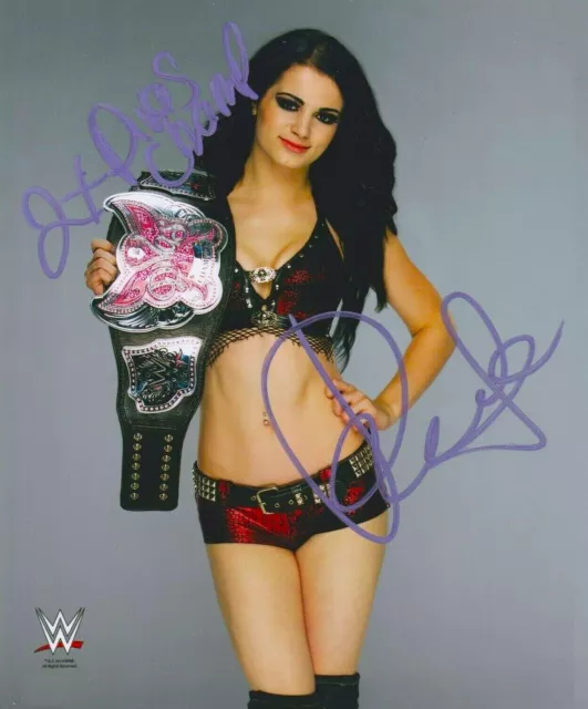 Paige WWF WWE 8.5x11 Signed Photo Reprint