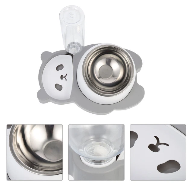 Kitten Supplies Food Bowl Cats Automatic Water Dispenser Raised Pet Bowl