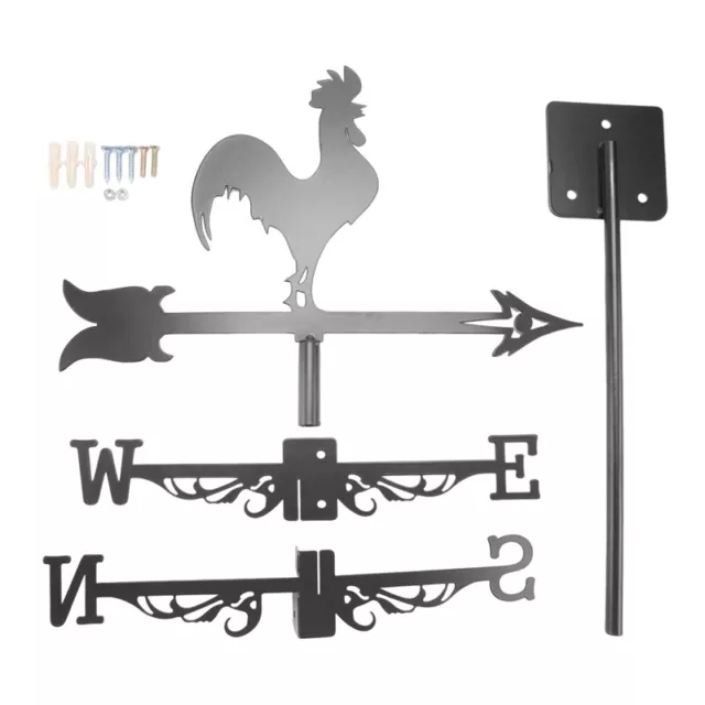 Rooster Weather Vane - Retro Cockerel Weathervane Silhouette - Decorative3038