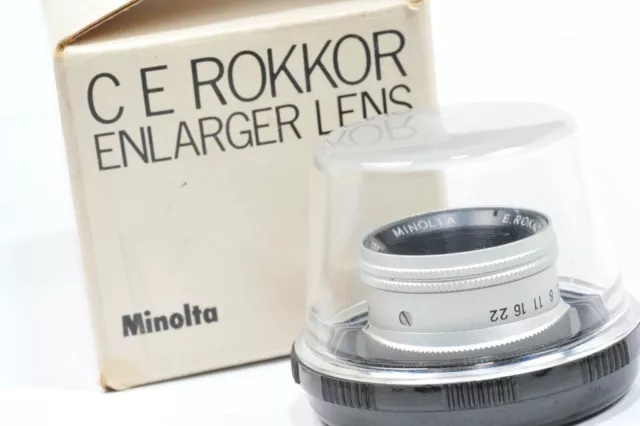 Enlarger lens Minolta  E ROKKOR 50mm / f;4,5 in good  condition,
