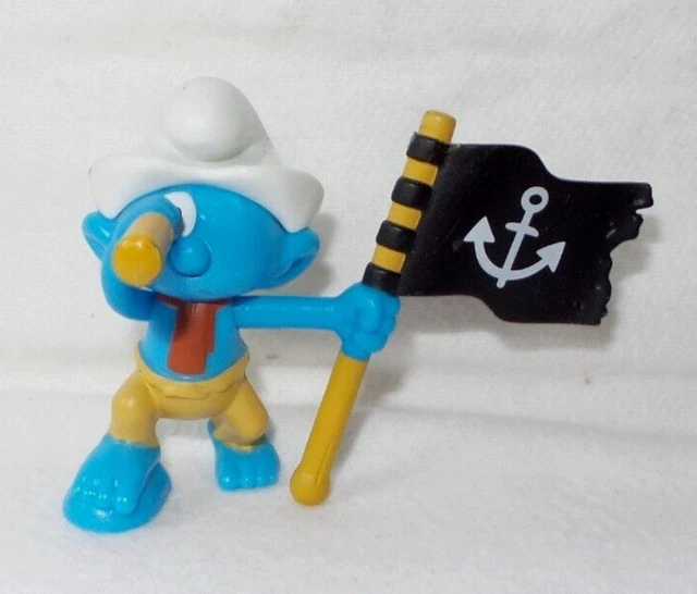 Schtroumpf pirate figurine Mc Donald 2018 Occasion - Destination figurines