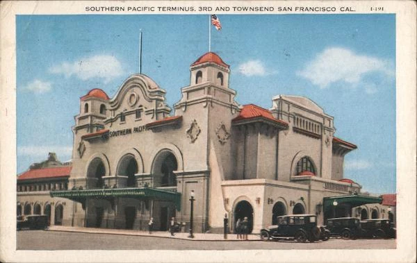 1929 San Francisco,CA Southern Pacific Terminus,3rd and Townsend California