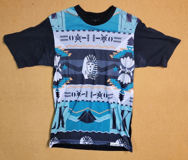 Last Kings Men's Size M Pyramids/Pharaoh Graphic Short Sleeve Crewneck Shirt