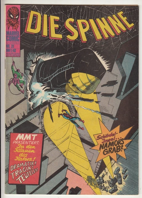 Die SPINNE Nr. 31 (1) sehr guter ZUSTAND Williams ORIGINAL spider-man
