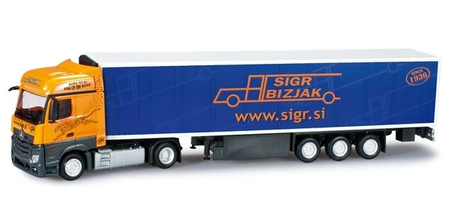 Herpa Mercedes-Benz Actros L 96 Benne Chantier Bundeswehr – Maquette 1/87, Collection Allemande