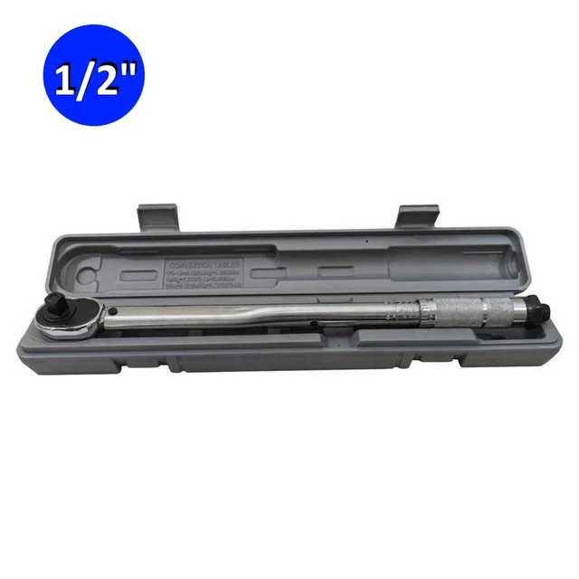 Drehmomentschlüssel 1/2 Zoll Ratsche Knarre 40-210 Nm mit Koffer KFZ Werkzeug