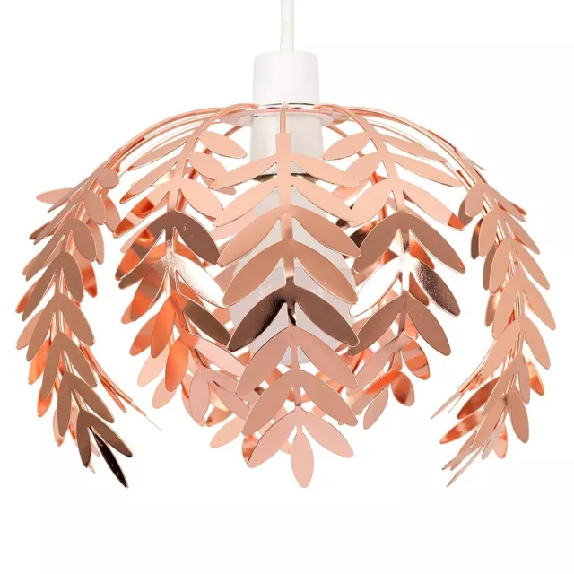 Modern Copper Lampshade Ceiling Light Shade Pendant Easy Fit LED Bulb Lighting