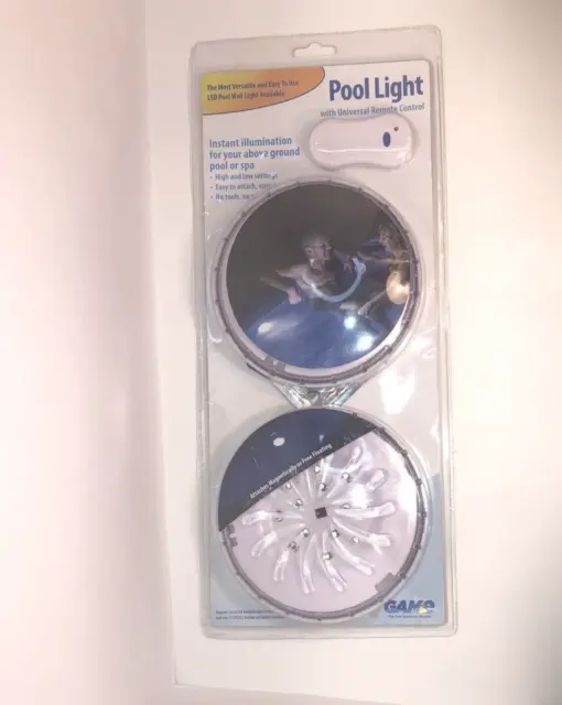 LED Pool Light for Above Ground Pool Universal Remote Control Battery Operated