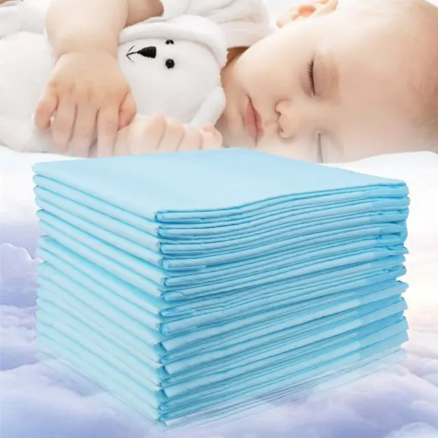 Baby Disposable Changing Pad, 20Pack Soft Waterproof Mat, Portable Diaper Changi
