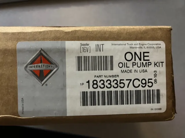 New Oem International Dt466 Dt560 Oil Pump 1833357C95