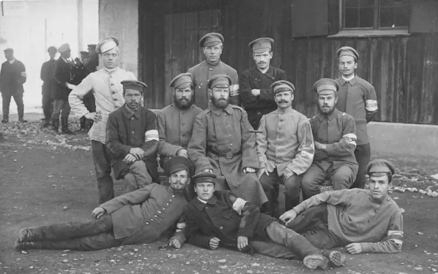 Postcard Military - Wwi - Pow Camp - Russian Prisoners - Where ?