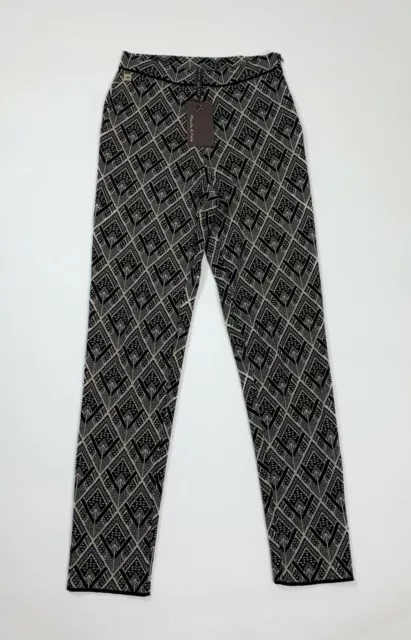 Manila Grace pantalone leggings donna skinny invernali W24 tg 38 pesanti T7143