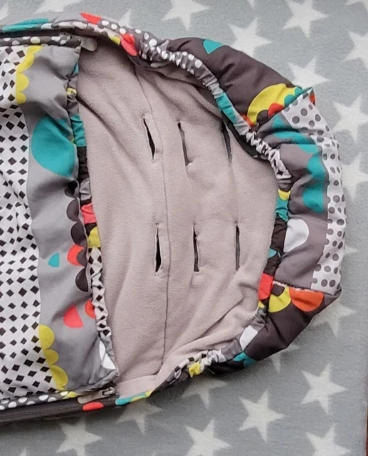 Mamas & Papas kaltes Wetter Winter Fußmuff Kuscheltasche türkis rot Senf 3