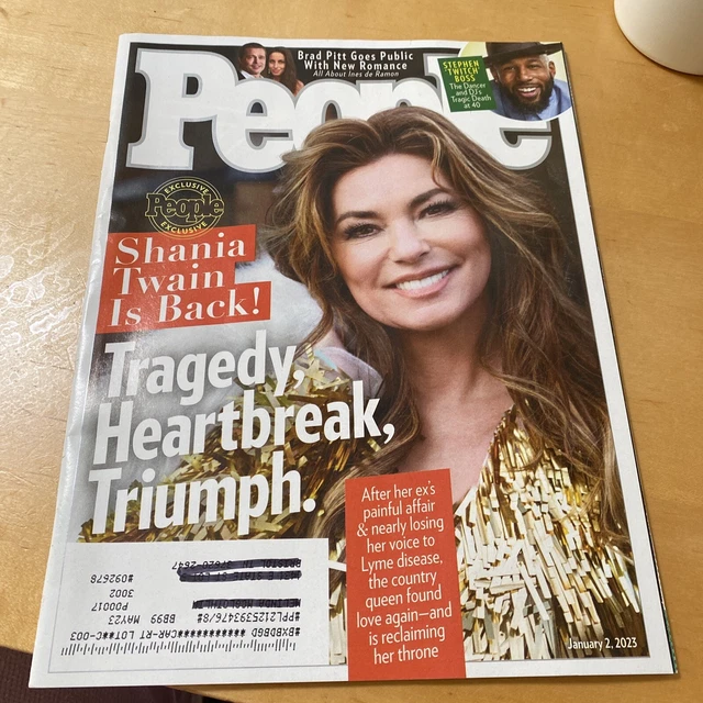 PEOPLE MAGAZINE JANUARY 2 2023 Shania Twain Zoe Saldana Sam Worthington