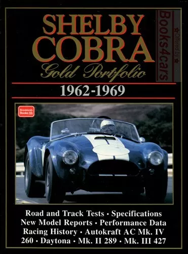 Cobra Shelby Ac Book Portfolio Gold Brooklands 427 289 260