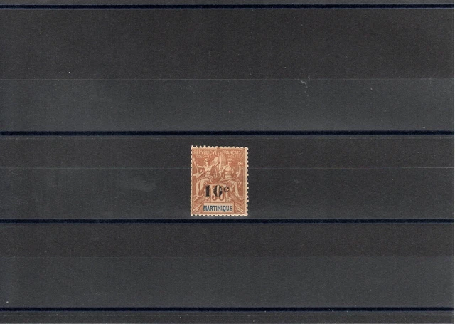 Timbre Martinique France Colonie 1904 N°52 Neuf* Mh