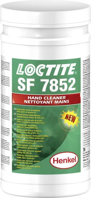 Loctite SF 7852, Lingettes de nettoyage pour les mains