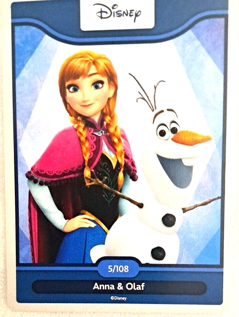 WOOLWORTHS 2024 DISNEY World of Wonders card 5/108 Anna And Olaf $2.00 ...
