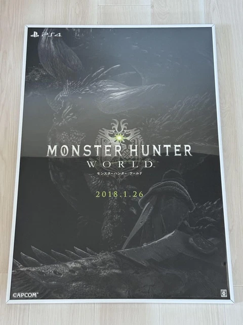 MONSTER HUNTER WORLD Poster B2 Size Nergigante Visual PS4