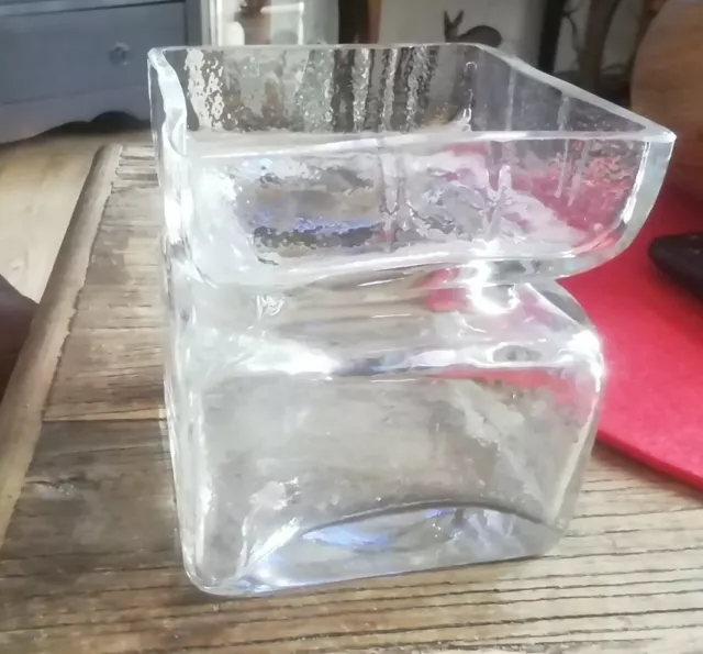 Riihimaen Lasi Oy Finland Glas Vase Pala Gross Helena Tynell MCM Design