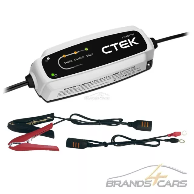 Ctek Ct5 12V 3,8A Start Stop Batterieladegerät Ladeerahltungsgerät 31856939