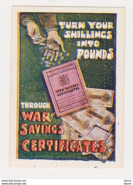 VIGNETTE MILITAIRE - Patriotique - Turn your shilling into pounds EUR 4 ...